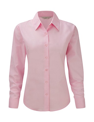 Russell Europe R-932F-0 - Women's Classic Tailored Oxford Long Sleeve Blouse