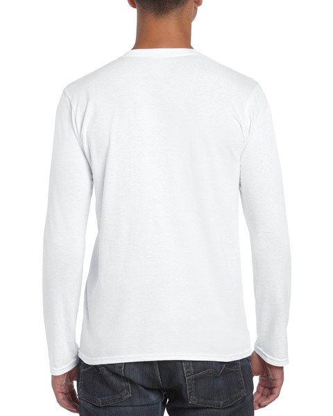 Gildan Maglietta A Maniche Lunghe Uomo - Morbida, 100% Cotone, Girocollo, Polsini Elastici - 2