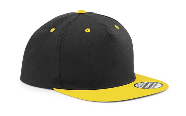 Beechfield B610C - Cappellino 5 pannelli visiera in contrasto