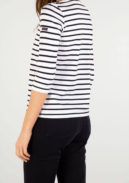 Giacca Caban Donna Armor-lux In Lana Riciclata, Taglio Autentico, Colletto Sartoriale E Bottoni Dorati, Made In France - 4