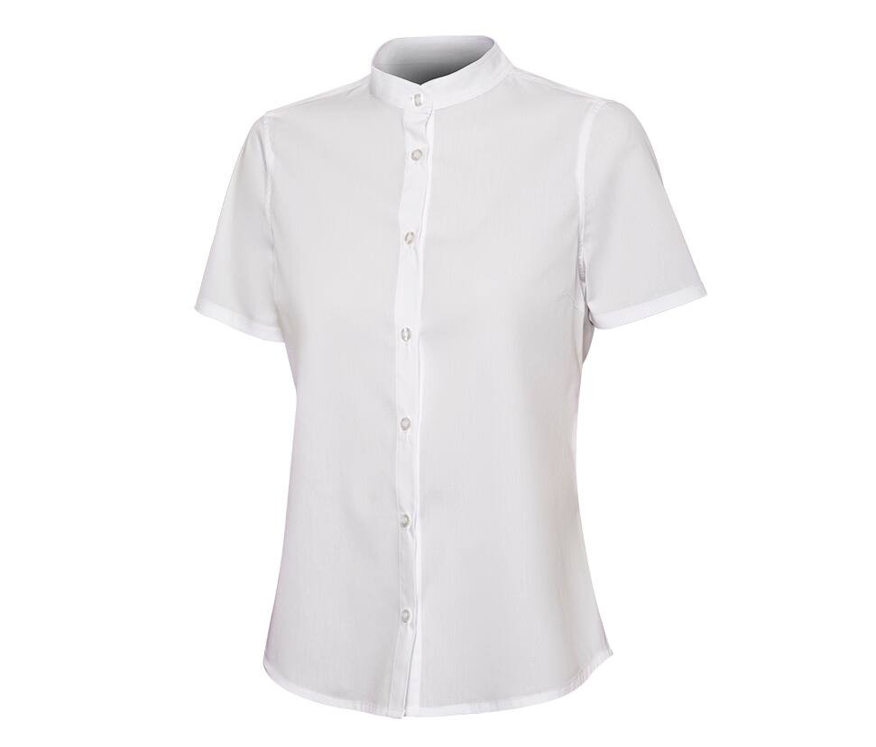 Camicia da donna in maglia stile cinese con colletto alla coreana Camicia da donna in maglia stile cinese con colletto alla coreana