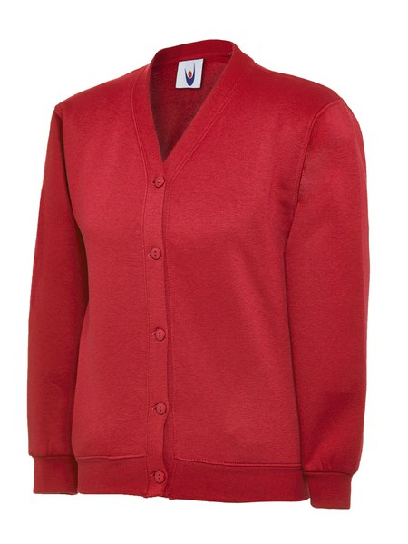 Radsow by Uneek UC207 - Ultra Soft Kids' Five Button Cardigan with Pockets