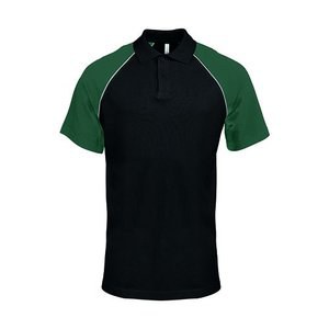 Kariban K226 - POLO BASEBALL - POLO UOMO BICOLORE
