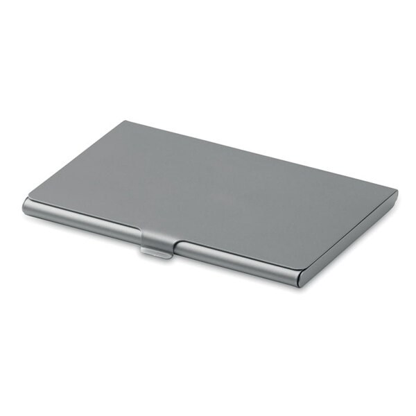 STANWELL Elegant Imitation Chrome Business Card Holder - GiftRetail KC2206