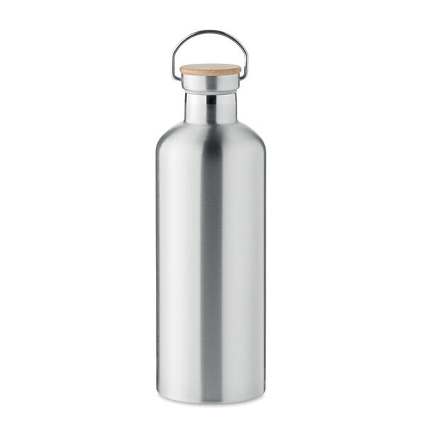 HELSINKI EXTRA Helsinki Bamboo Lid Stainless Steel Vacuum Flask - GiftRetail MO6676