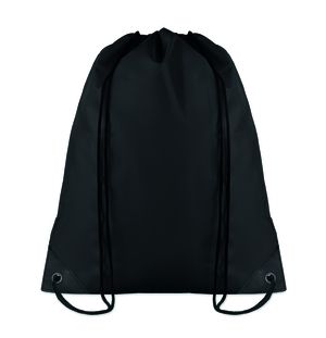 Quadra Teamwear Borsa Porta Scarpe – Misura Unica, Colore Nero, Maniglia In Tessuto Per Il Trasporto, Ideale Per Palestra E Sport