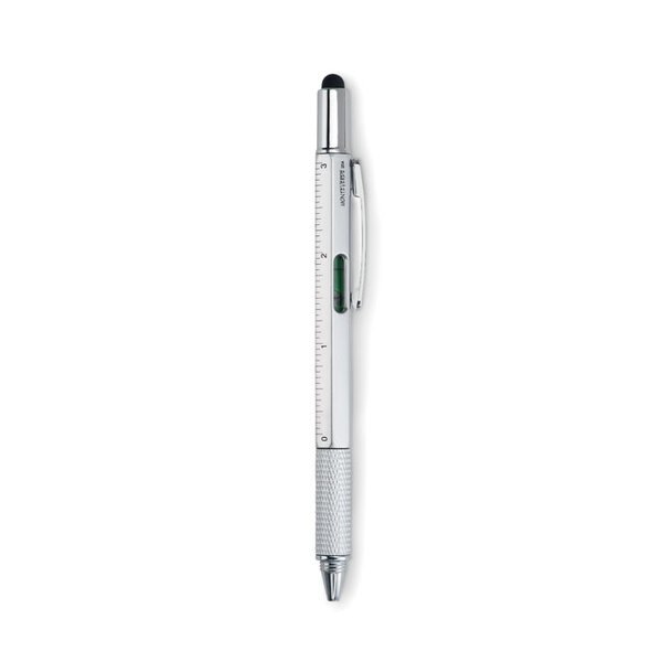TOOLPEN Multifunctional Spirit Level Pen with Ruler and Screwdrivers - GiftRetail MO8679