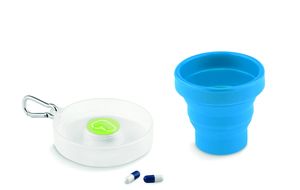 CUP PILL Silicone foldable cup - GiftRetail MO9196