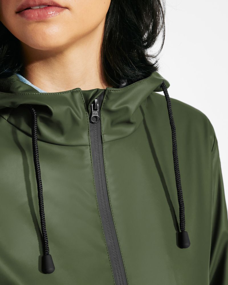 Veste Imperméable Eva Avec Capuche - Coupe-vent Monochrome Motif Camo