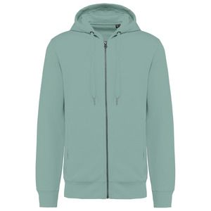 Kariban K4008 - Felpa unisex ecosostenibile con zip e cappuccio NON GARZATA