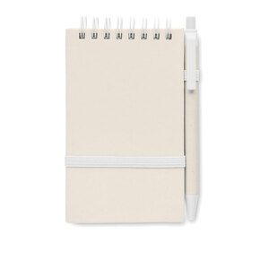MITO SET Eco-Friendly A6 Notebook and Pen Set from Recycled Milk Cartons - GiftRetail MO6837