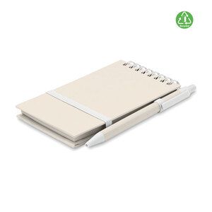MITO SET Eco-Friendly A6 Notebook and Pen Set from Recycled Milk Cartons - GiftRetail MO6837