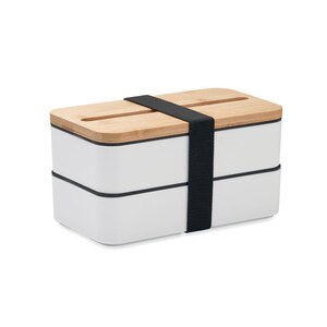 WINT PP Eco-Friendly Bamboo Lid Recycled PP Lunch Box - GiftRetail MO2088