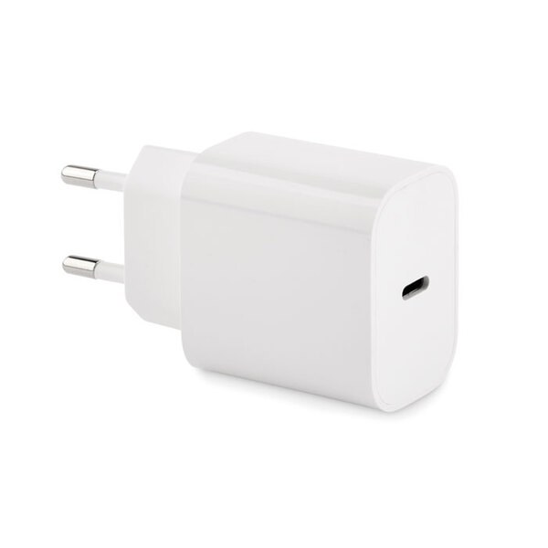 PLUGME Caricatore USB a 2 porte, 20W - GiftRetail MO2155
