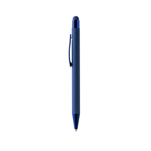 PERET Push ball pen with soft-touch metallic structure - EgotierPro BL1333