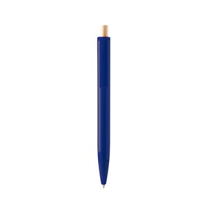 KIKI Ball pen in recycled ABS with bamboo push button - EgotierPro BL1340