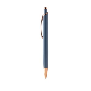 PERLA Push ball pen with matt metal structure with copper finish details - EgotierPro BL1489