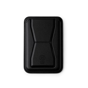 SEKUN Portacarte con supporto pieghevole in PU riciclato - EgotierPro SO1384