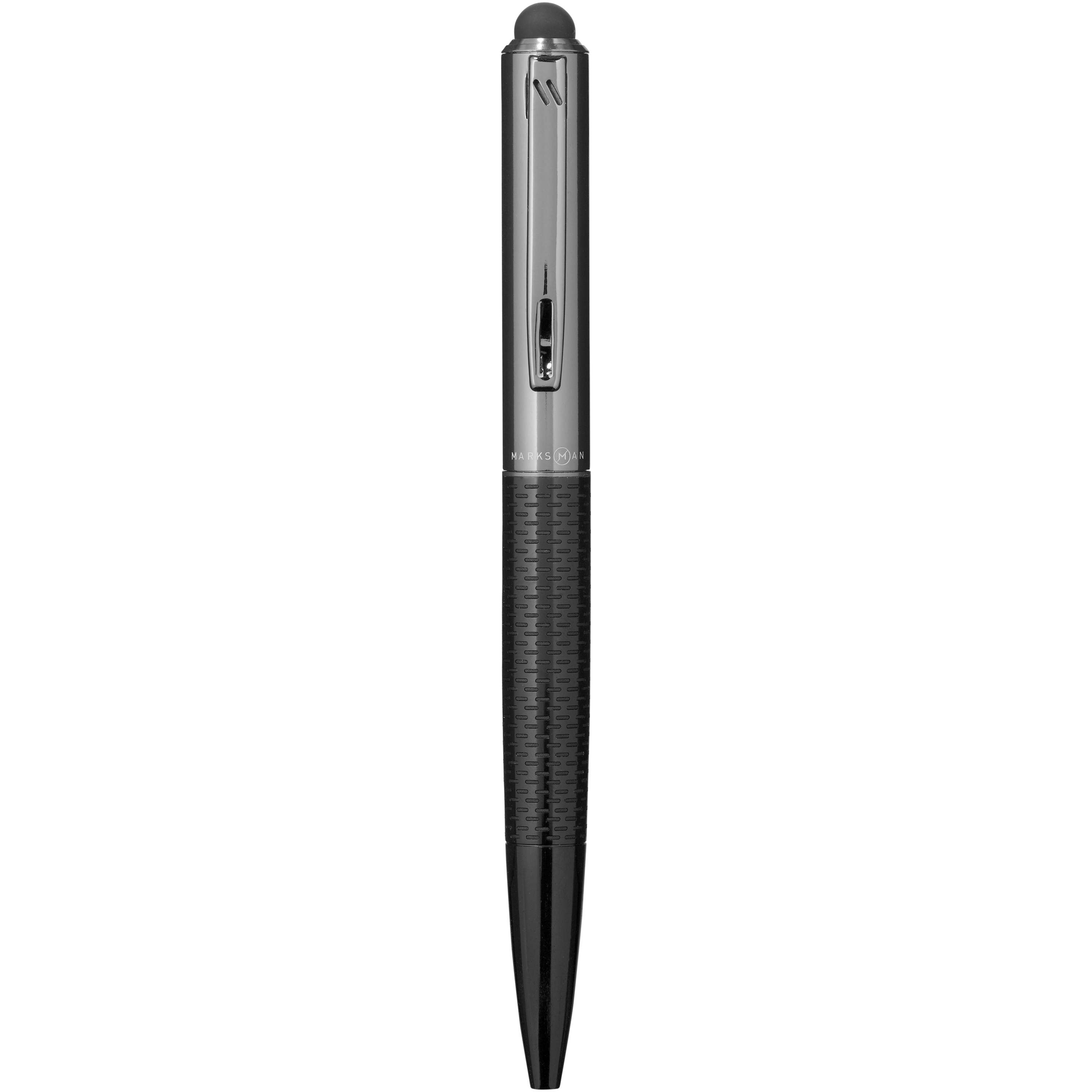 Wedo Touch Pen Pioneer – Penna A Sfera 2 In 1 Con Touch Screen, Inchiostro Blu, Corpo Nero. Punta Grande, Perfetta Per Tablet E Smartphone.