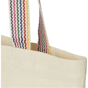 Rainbow 180 g/m² recycled cotton tote bag 5L - EgotierPro 120642
