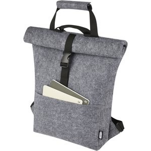 Borsa Bici Zaino Roll-Top in Feltro Riciclato 13L - EgotierPro 120663