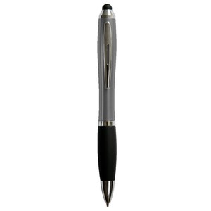 Claps 20287 - Bozzone Ballpoint Pen with Rubber Grip and Touch Tip