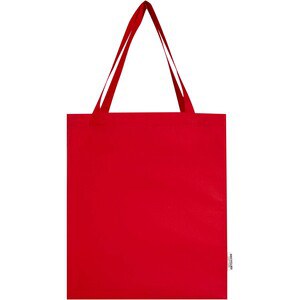 Madras 140 g/m² GRS recycled cotton gusset tote bag - EgotierPro 120733