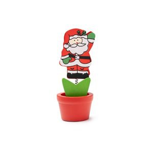 Claps 71055 - Wooden Christmas Jar with Memo Clip