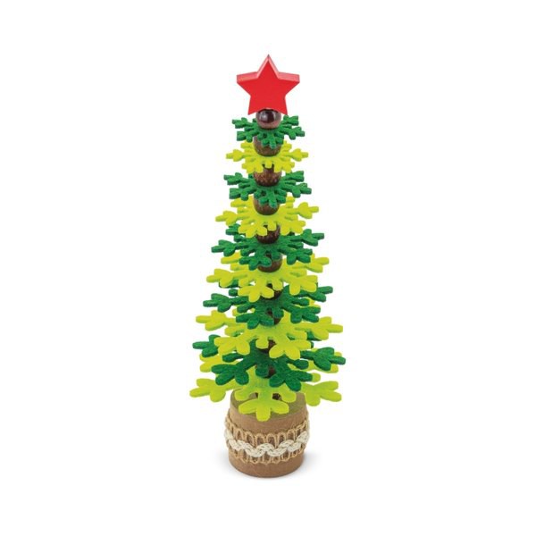 Claps 71057 - Eco-Friendly Christmas Tree in RPET Felt and Wood