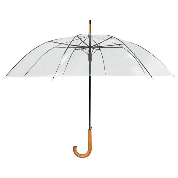 Claps 91048 - Clear Automatic Opening Umbrella with 8 Panels