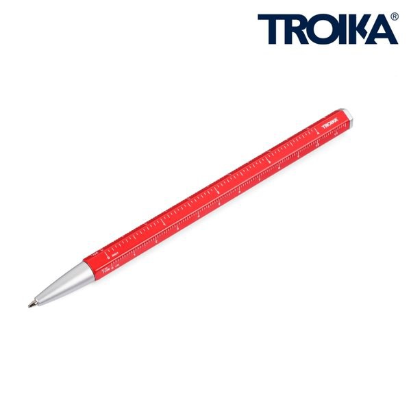 TROIKA PES40 - Multifunctional Ballpoint Pen with Ruler and Scale