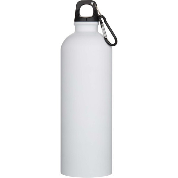 Oregon 750 ml matte RCS recycled single wall stainless steel water bottle with carabiner - EgotierPro 100872