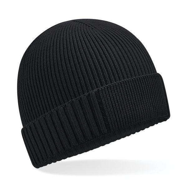 Beechfield B438N - Organic cotton beanie with technical patch