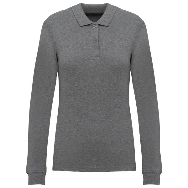 Kariban K2028 - Polo donna in piqué 180 biologico a maniche lunghe
