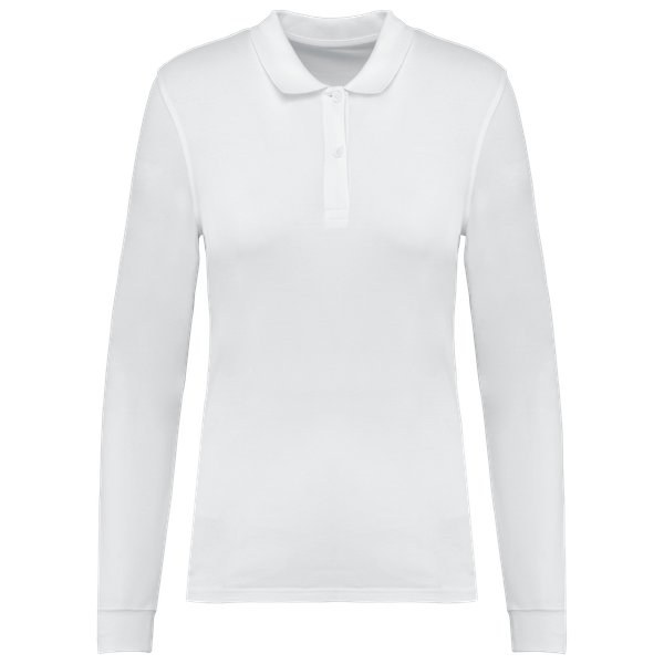 Kariban K2028 - Polo donna in piqué 180 biologico a maniche lunghe