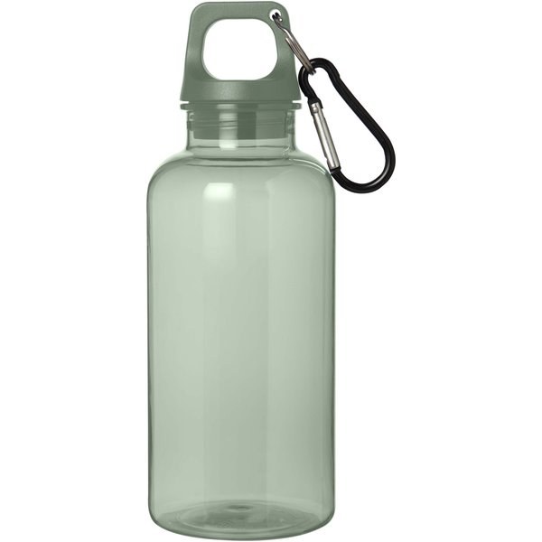 Eco-Friendly 400ml Recycled Plastic Water Bottle with Carabiner - EgotierPro 100778