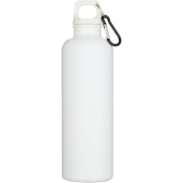 Oregon 750 ml solid colour RCS recycled plastic water bottle with carabiner   - EgotierPro 100878