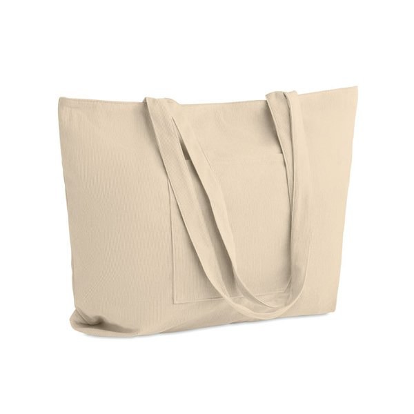 CORDY G Corduroy large shopping bag - GiftRetail MO2875