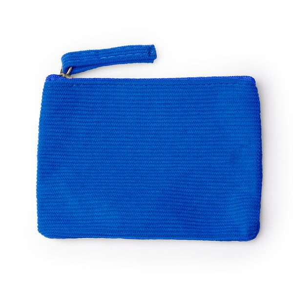 Stamina MN1737 - DAKE Purse made of corduroy fabric with zip closure and matching zipper