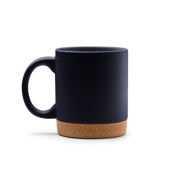 Stamina TZ1637 - NURIX Matte ceramic mug with a removable cork base