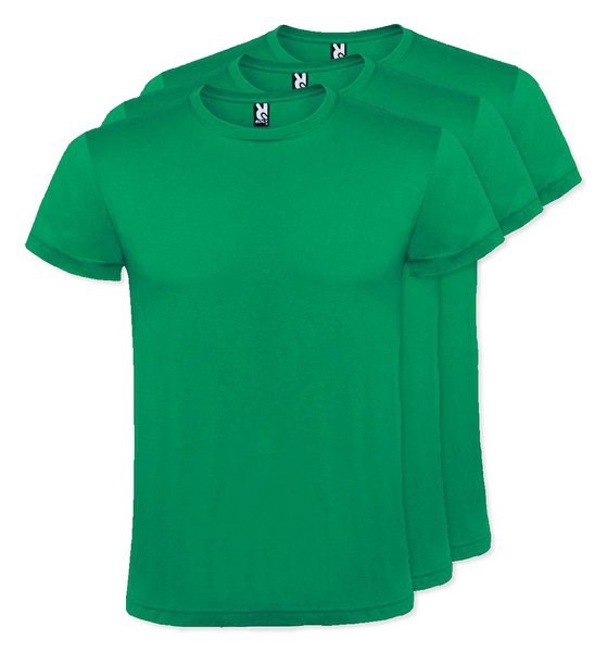 Pack da 3 Roly CA6424 - Roly Atomic 150 Maglietta Tubolare a Maniche Corte in Cotone 150 GSM