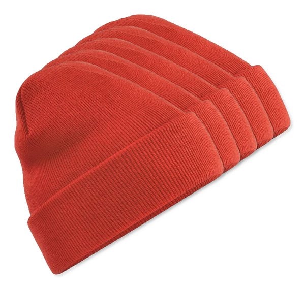 Pack of 5 Beechfield BF045 - Cozy Windproof Unisex Beanie with Secure Flap