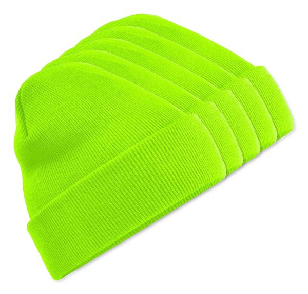 Pack da 5 Beechfield BF045 - Beechfield Cappello Invernale Unisex con Risvolto Termico