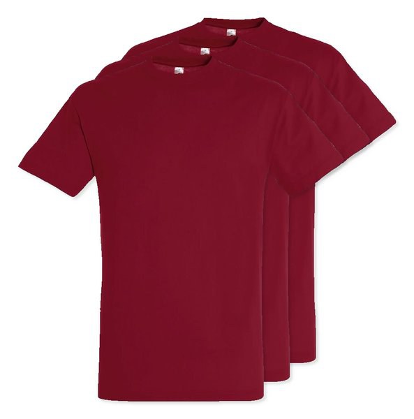Pack of 3 SOLS 11380 - REGENT Unisex Round Collar T Shirt
