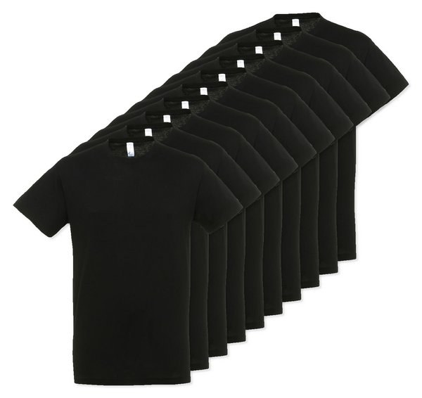 Pack of 100 SOLS 11380 - REGENT Unisex Round Collar T Shirt