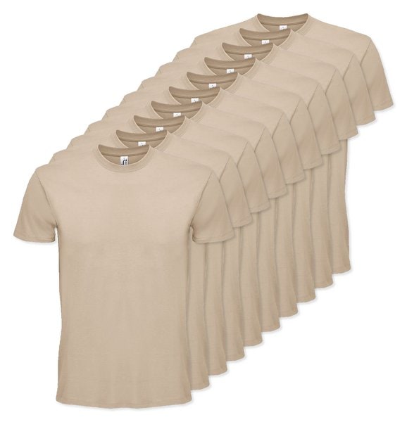 Pack of 100 SOLS 11380 - REGENT Unisex Round Collar T Shirt