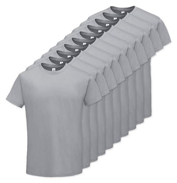 Pack of 100 SOLS 11380 - REGENT Unisex Round Collar T Shirt