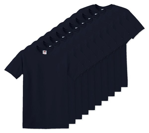 Pack da 10 Fruit of the Loom SC6 - Fruit of the Loom T-Shirt Uomo Girocollo Fruit of the Loom SC6