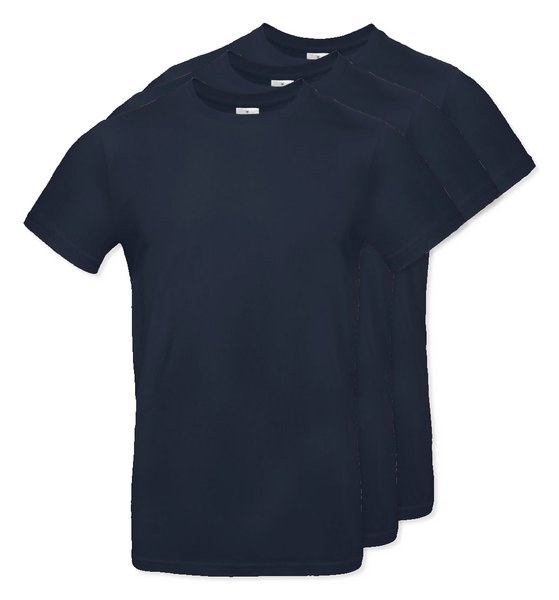 Pack of 3 B&C BC03T - Mens Modern Ringspun Cotton T-Shirt