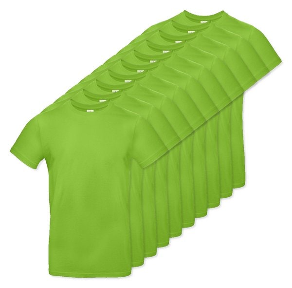 Pack of 10 B&C BC03T - Mens Modern Ringspun Cotton T-Shirt